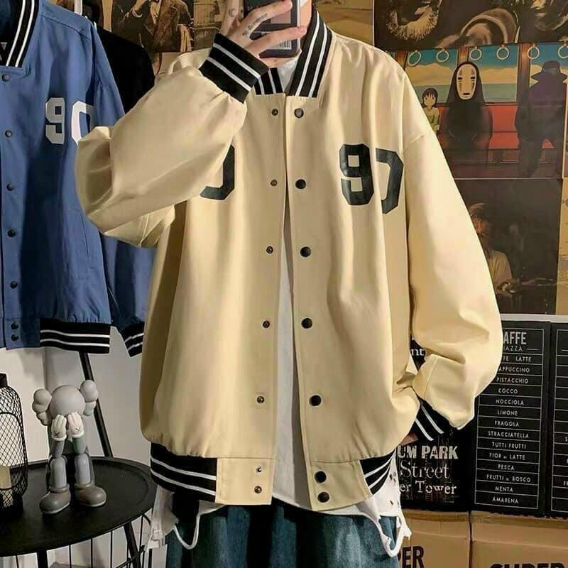 Áo Khoác Dù Kiểu Bomber 2 lớp in Số 8092 Ngầu