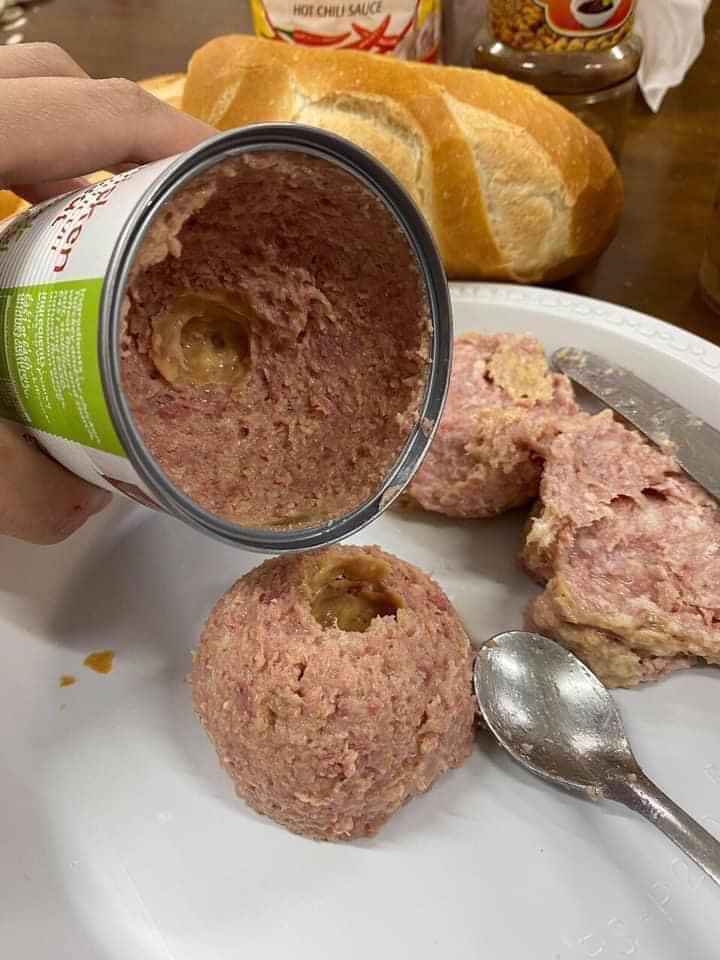 Thịt hộp Chicken Luncheon Meat Jean Floch 400g - Pháp (Thịt gà)