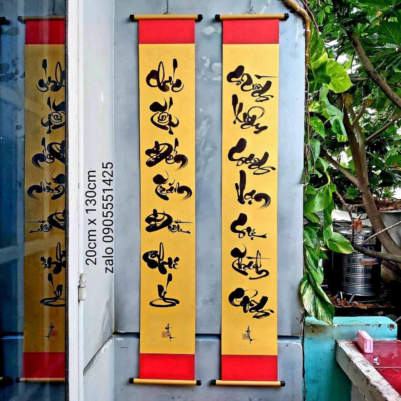 Câu đối tết,thư pháp trang trí tết .Quà tặng ông bà,cha mẹ,bạn bè,đối tác. Quà tết