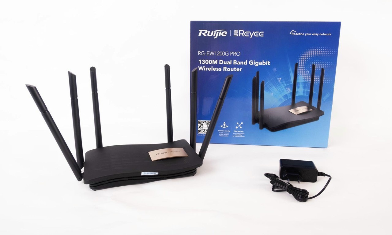 Router Wifi cho gia đình RUIJIE RG-EW1200G Pro - Hàng CHính Hãng