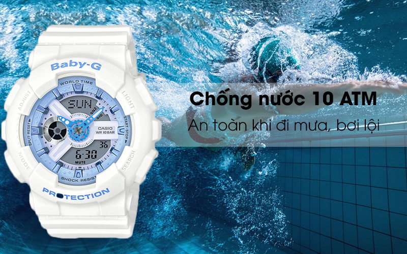 Đồng Hồ Casio Baby-G Nữ Dây Nhựa BA-110XBE-7ADR