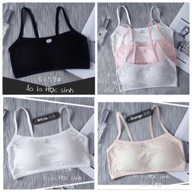 Áó 2 dây, áo Bra học sinh Freeship 50k Bra áo học sinh gân tăm loại đẹp