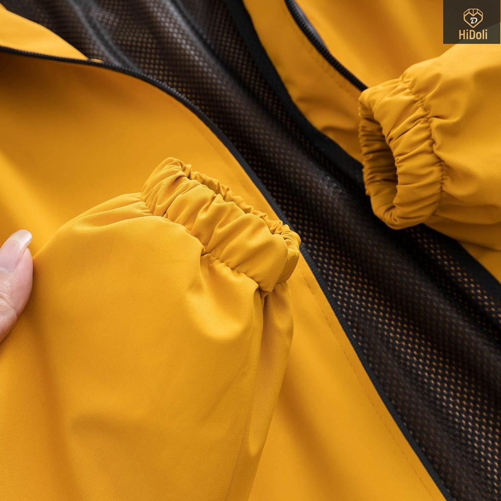 Áo khoác gió nam nữ cao cấp 2 lớp, áo khoác dù chống nắng, chống gió, ngăn tia UV