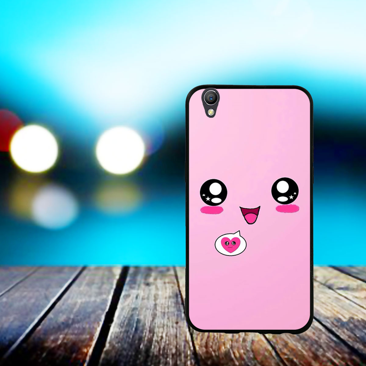 Ốp lưng viền TPU cho điện thoại Oppo Neo 9 - Pig 07