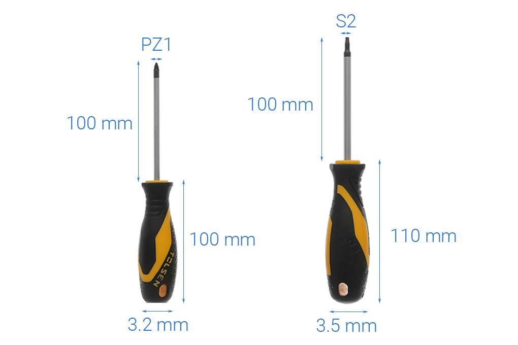 BỘ 4 CÂY TUA VÍT TOLSEN 20180 - HÀNG CHÍNH HÃNG