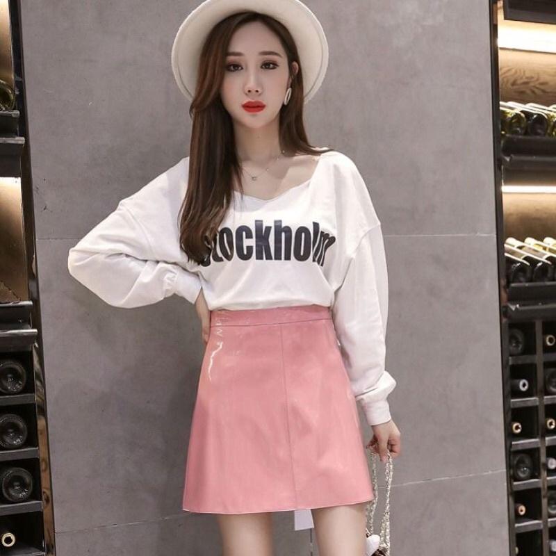 Chân Váy da dáng chữ A phong cách hàn quốc mẫu mới mã RB01