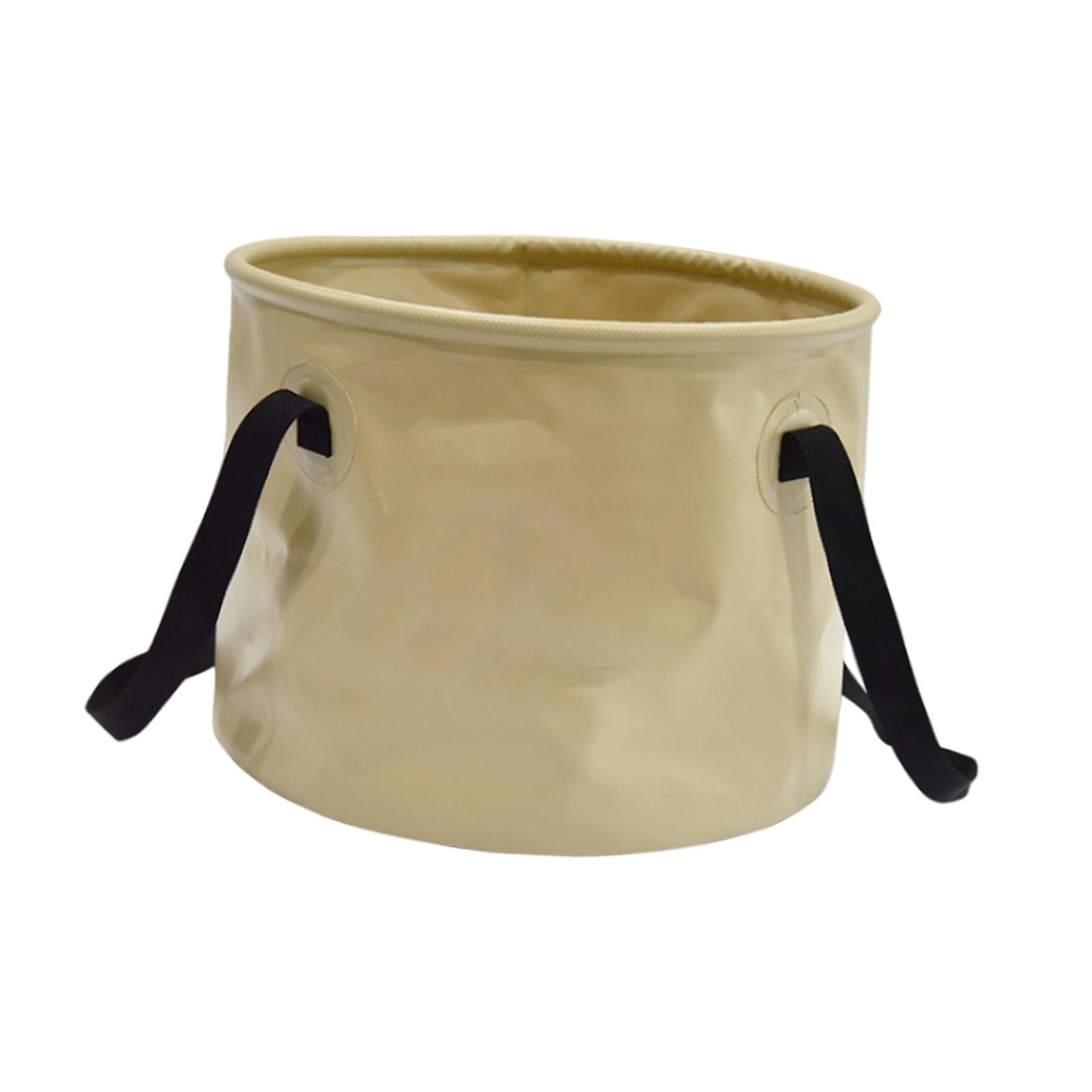 Collapsible Bucket with Handle Wash Basin for Camping Backpacking Travelling