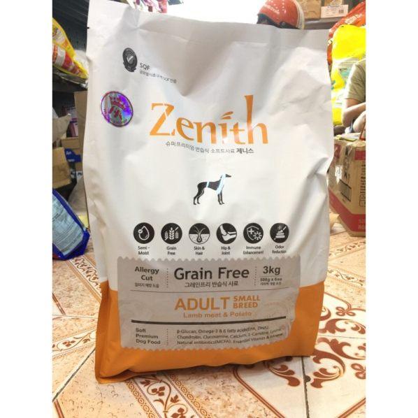 Thức ăn cho chó, Hạt cho chó nhỏ Zenith Small Breed - Thức Ăn Hạt Mềm Cho Chó Nhỏ - túi 1.2kg. Hạt mềm cho chó.