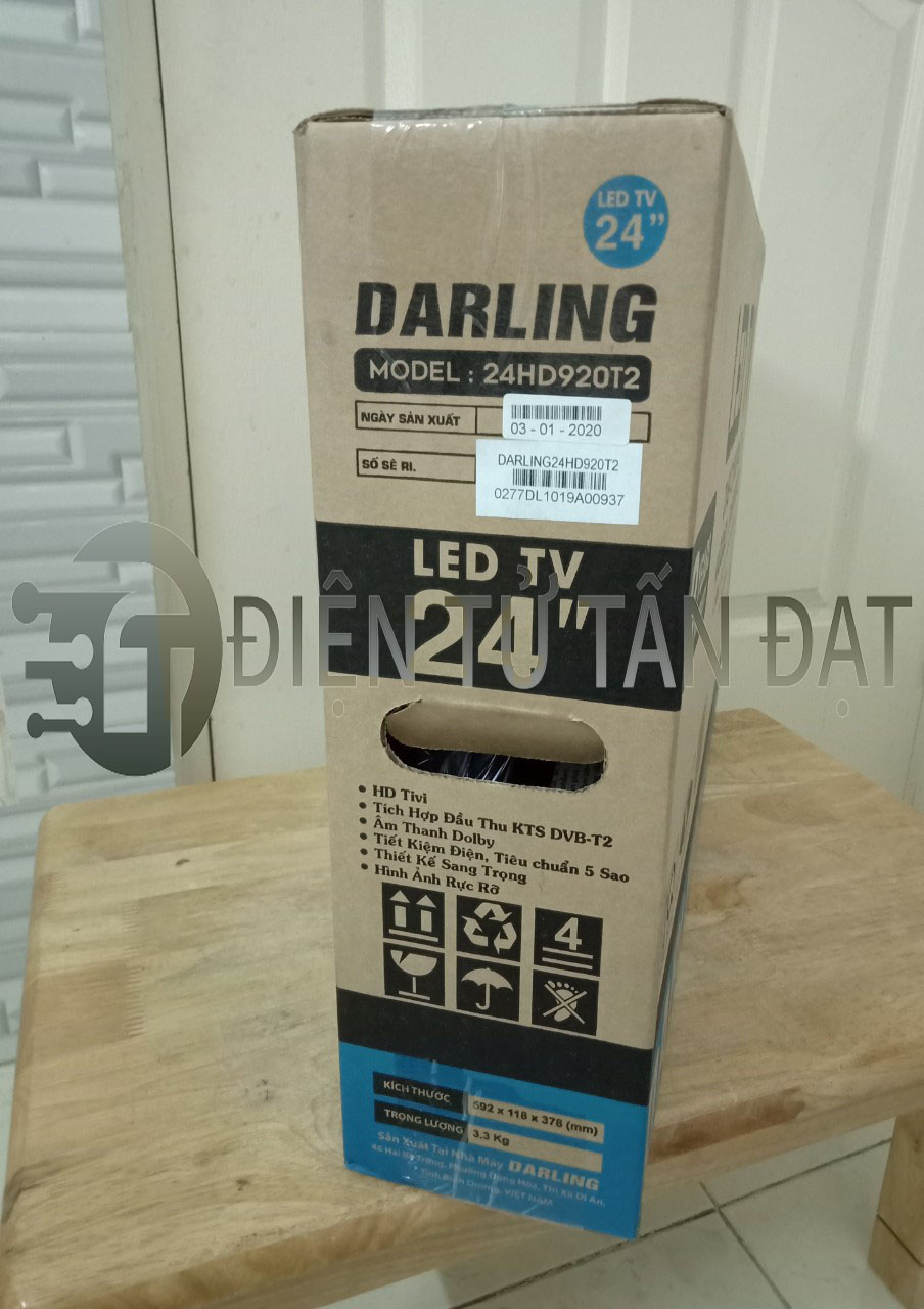 TIVI LED DARLING 24 INCH 24HD920T2 ( Hàng Chính Hãng)