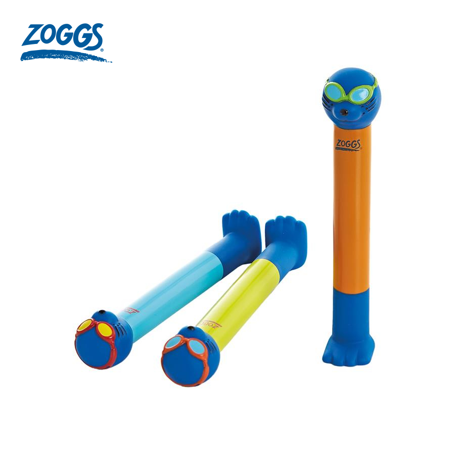 Đồ chơi dưới nước unisex Zoggs ZOGGY DIVE STICK 3PCS PACK - 465393