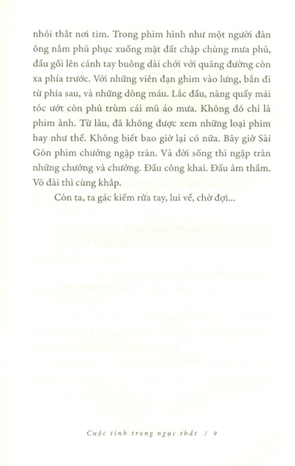 Sách Cuộc Tình Trong Ngục Thất