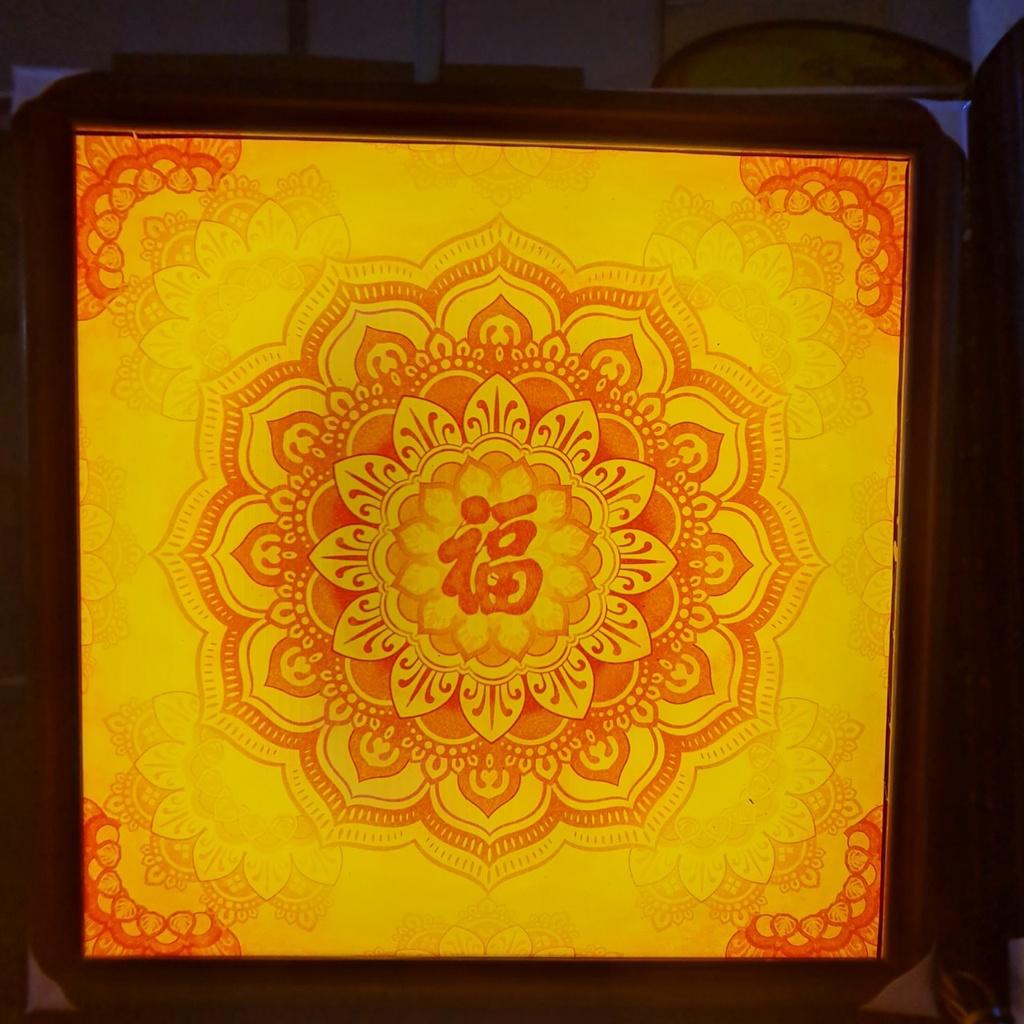 Tranh trúc chỉ in Vuông_TCV09
