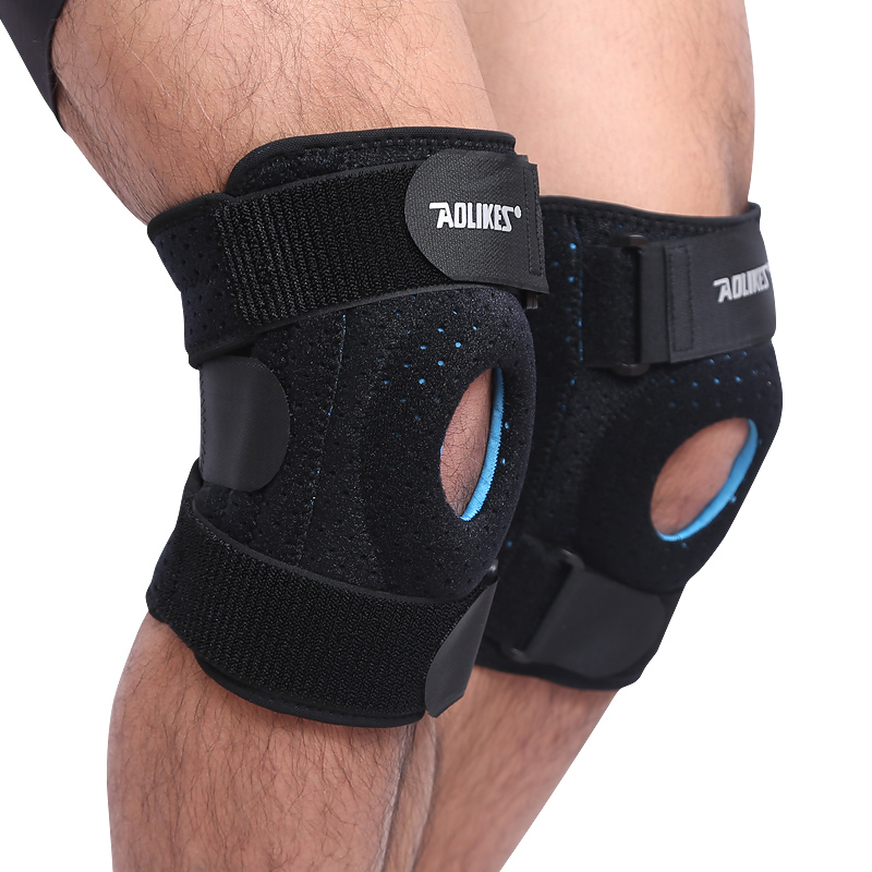 Đai bảo vệ đầu gối AOLIKES A-7915 lò xo đàn hồi trợ lực hỗ trợ dây chằng khớp gối sport knee pad