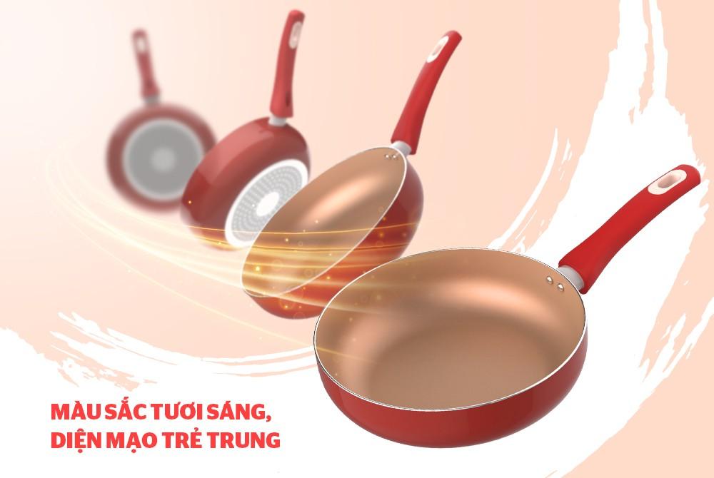 Chảo chống dính đa năng đáy từ Sunhouse SWP26MA - Hàng Chính Hãng