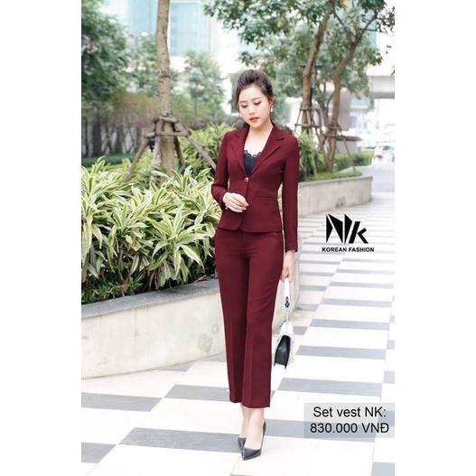 Set vest 2 lớp cơi túi hàng NK sale sốc