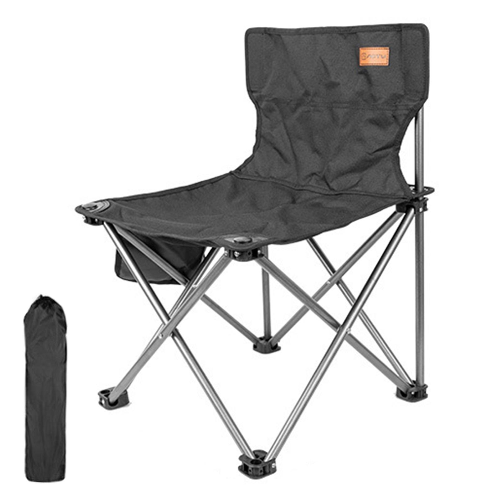 Portable Folding Camping Chair with Carrying Bag for Outdoor Camping Hiking Fishing Picnics