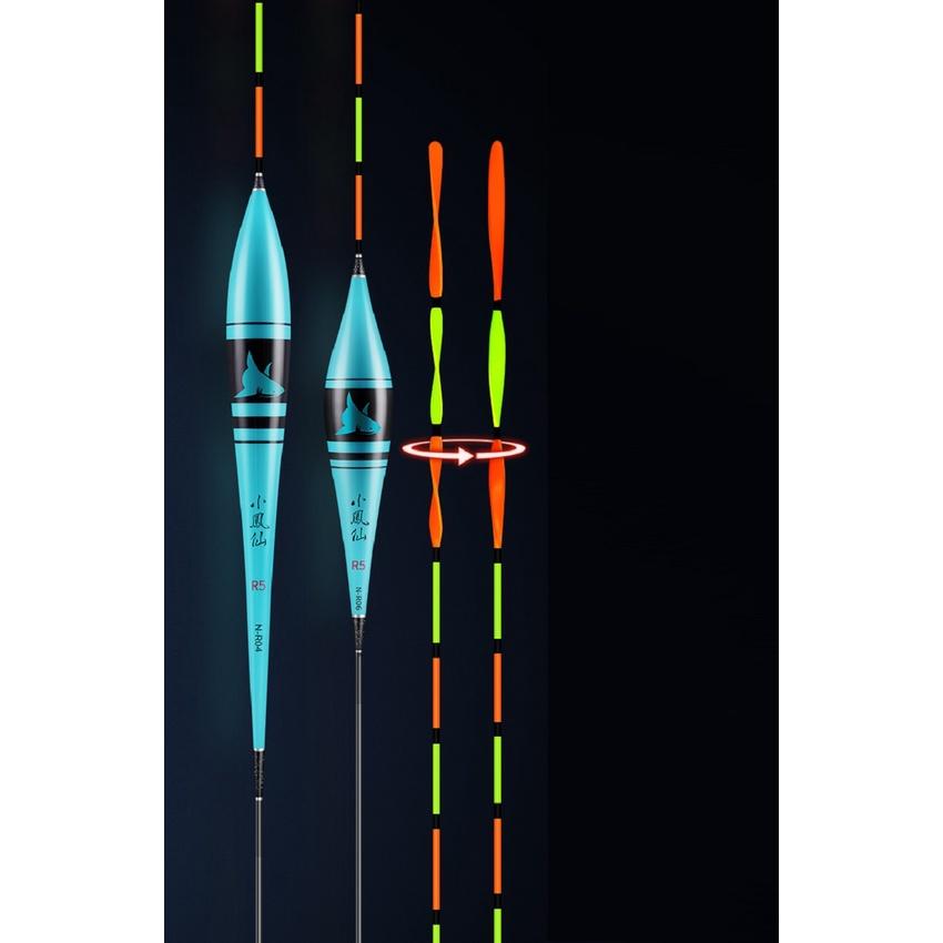 Phao Câu Đài Nano Shark Tăm Phao 3D Đầu Xoắn Truyền Tín Hiệu Siêu Nhạy Cao Cấp - SANAMI FISHING PC-20