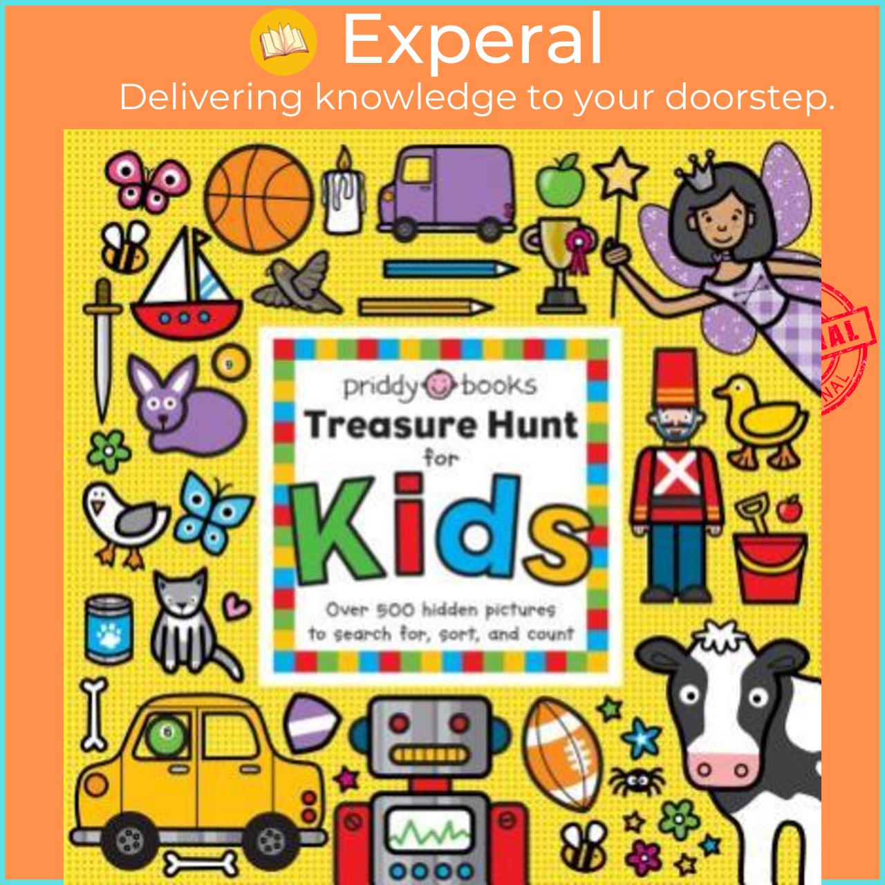 Sách - Treasure Hunt: Treasure Hunt for Kids : Over 500 Hidden Pictures to Search For, Sort, by Roger Priddy