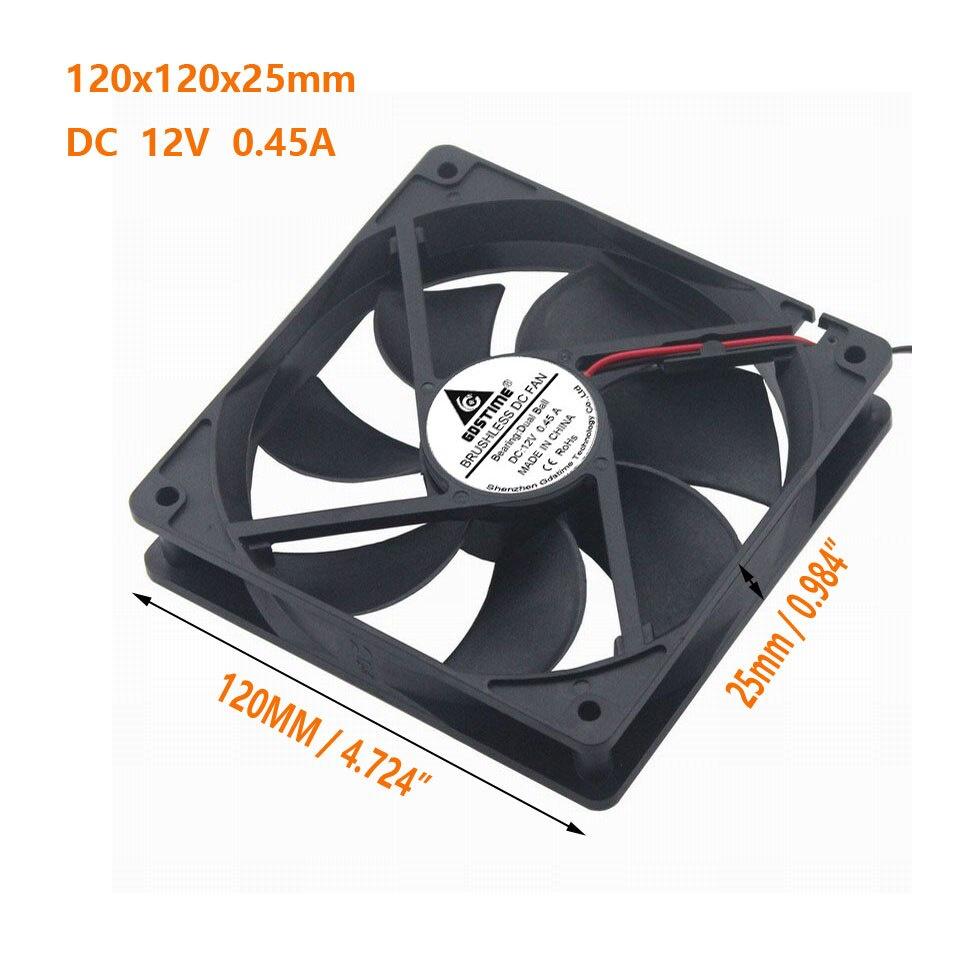 1 Pcs Gdstime Ball Bearing 11V DC Brushless Industrial Machine Cooling Fan 11mm x 11mm 3300RPM High Speed 1111 11cm 0.41A