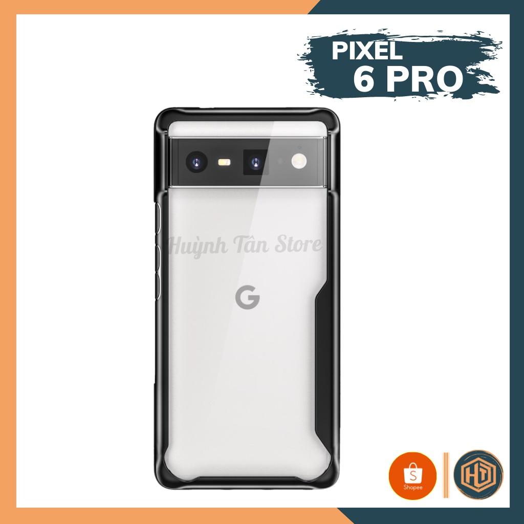 Ốp lưng pixel 6 6 pro chống sốc clear color ver 2 viền màu lưng trong không ố vàng bảo vệ camera huỳnh tân store