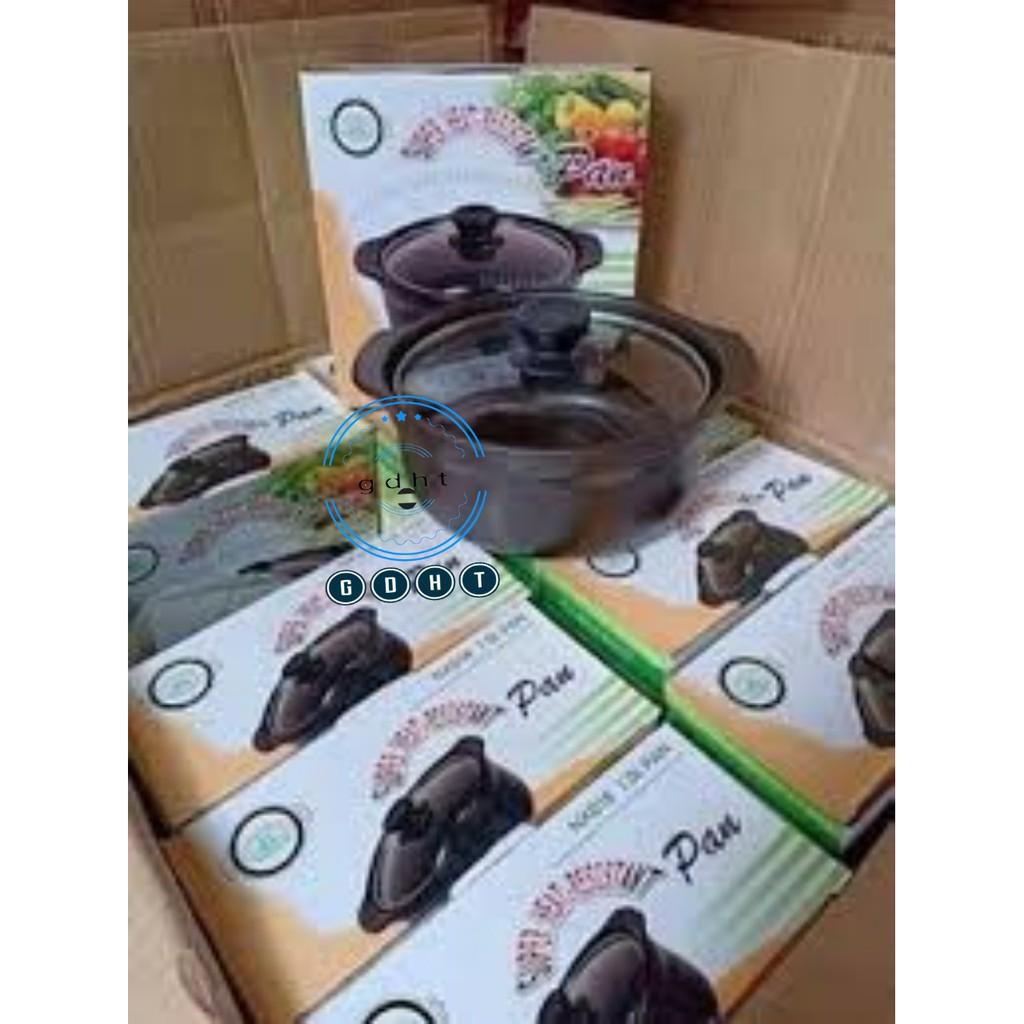 Nồi đất kho cá , nấu mì cay dày dặn 8 inch , 1L
