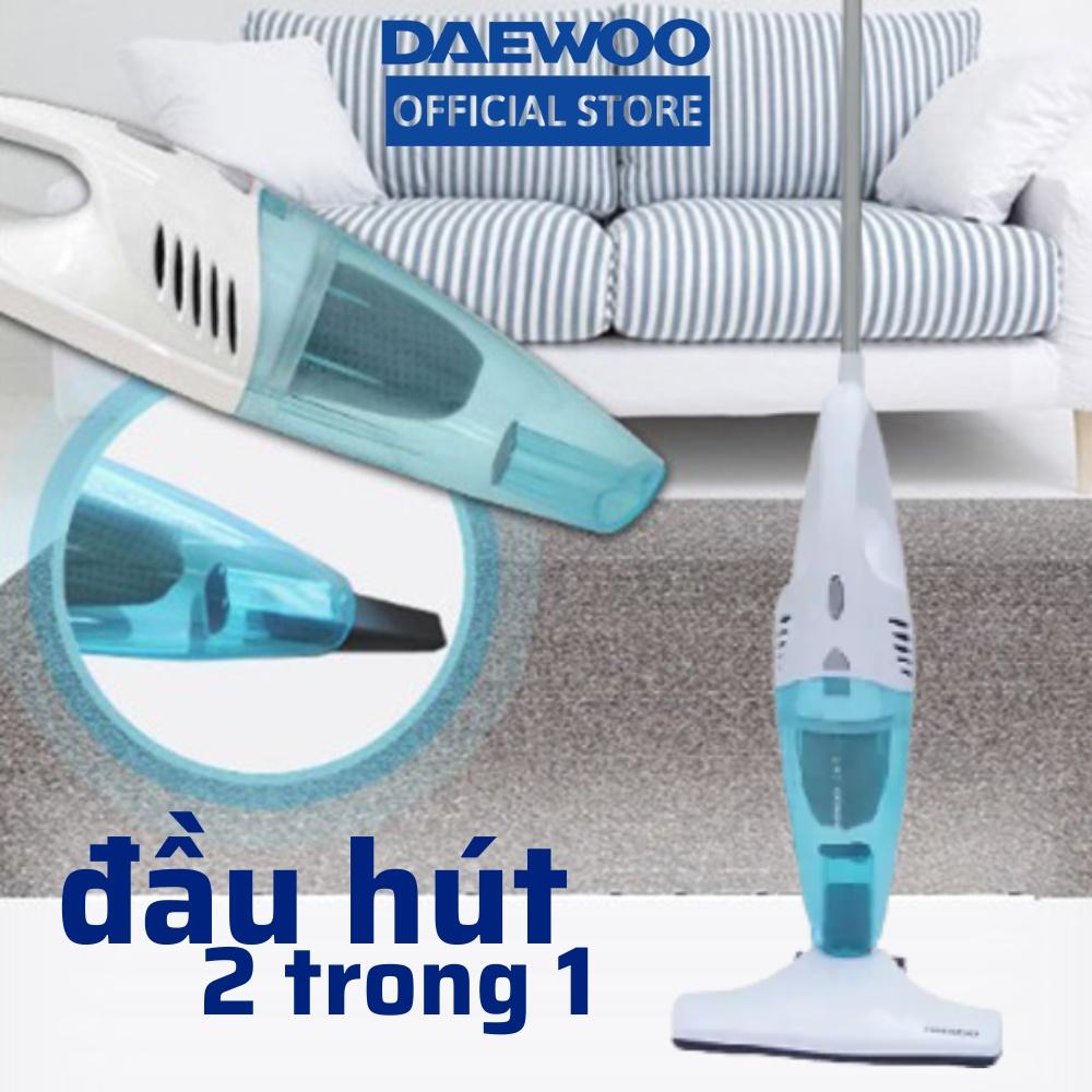 Máy hút bụi cầm tay 2 trong 1 Daewoo DWX-E620P (Blue) công suất 600W, màng lọc Hepa, hàng chính hãng