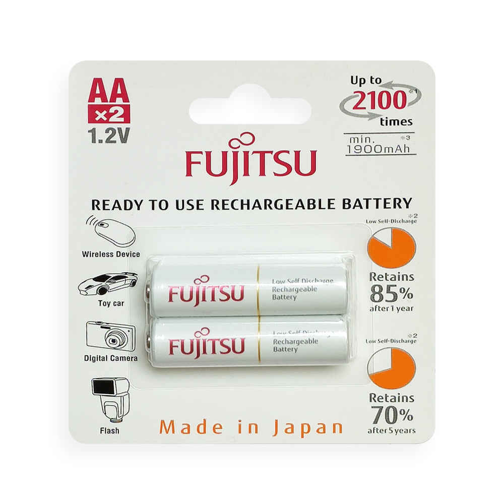 Pin Fujitsu HR-3UTCEX(2B) - AA - 1900mAh RECHARGEABLE BATTERY - Hàng Nhập Khẩu