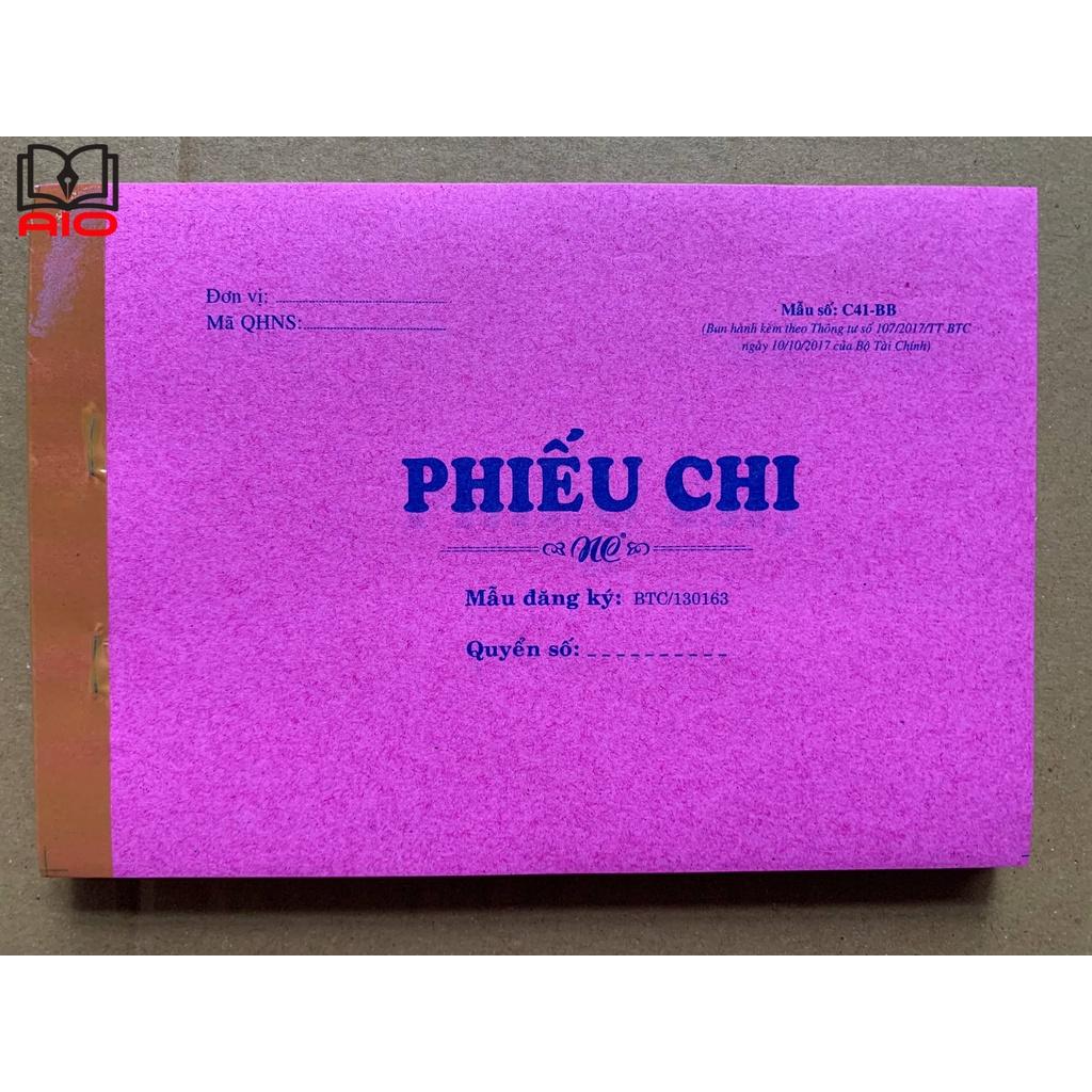 Phiếu chi 2 liên - 12.5 x 18.5 cm