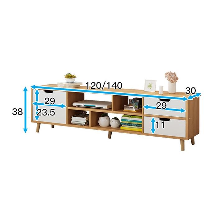 - Kệ để TV bằng gỗ cao cấp - Kệ TV phong cách hiện đại sang trọng BAH014
