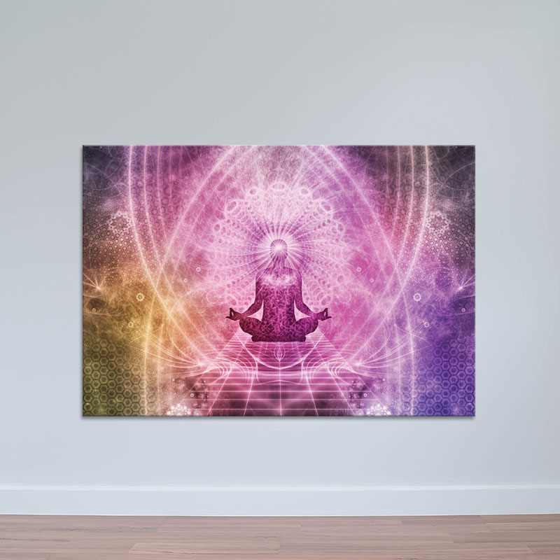 Tranh đẹp về Yoga – Thiền | Tranh trang trí phòng tập yoga W1956