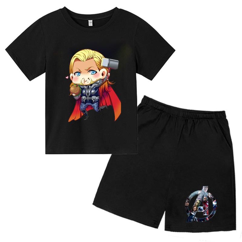 Áo Quần trẻ em thần sấm chibi siêu cool , King Cotton