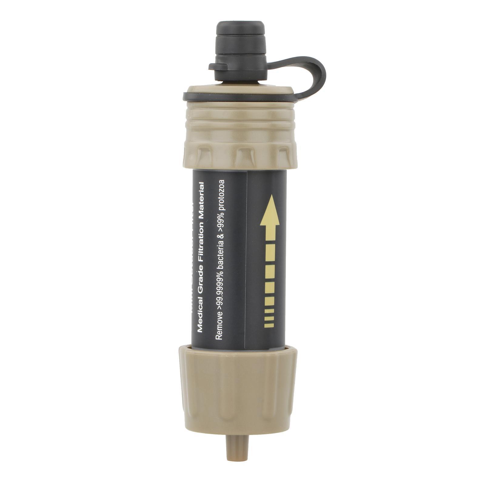 Portable Water Filter Straw Kit Outdoor Water Filter Water Purification with Bag for Traveling