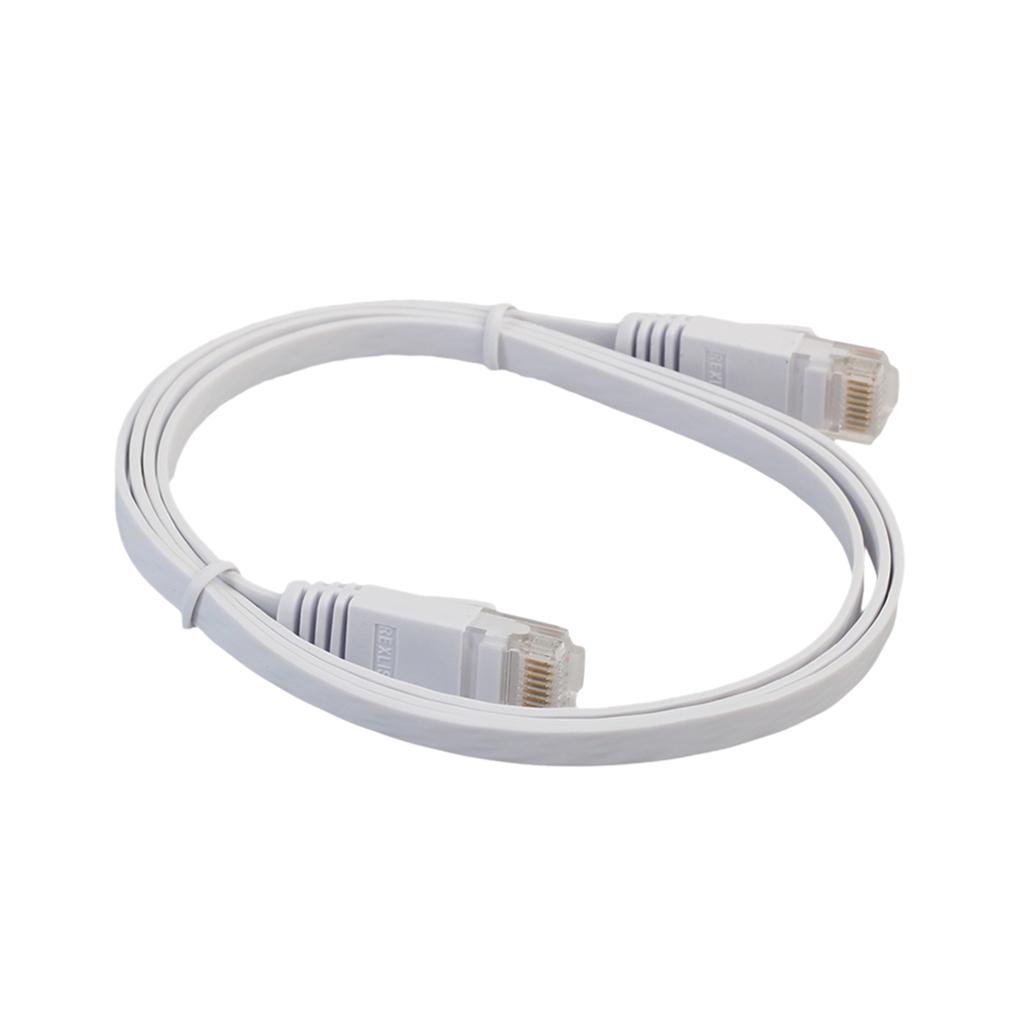 Cat6 Ethernet Patch Flat Cable , Professional Snagless RJ45 Connector Computer Internet Networking LAN Wire Cord Jack Plug 0.5m,1m,3m,5m,10m