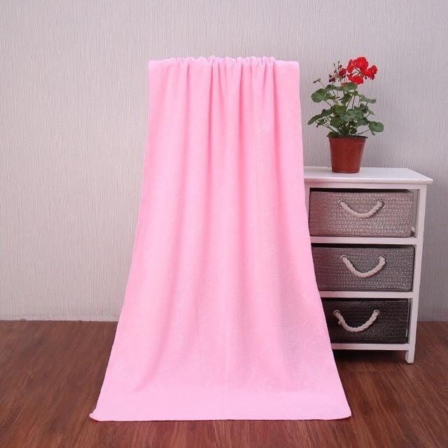 Khăn Tắm Lớn Xuất Nhật Gấu In Chìm Khổ 70x140
