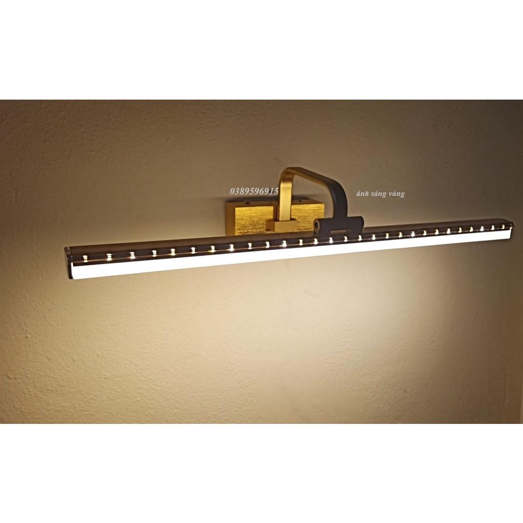 Đèn led soi gương - soi tranh - soi ảnh -chế độ 3 ánh sáng điều chỉnh góc chiếu