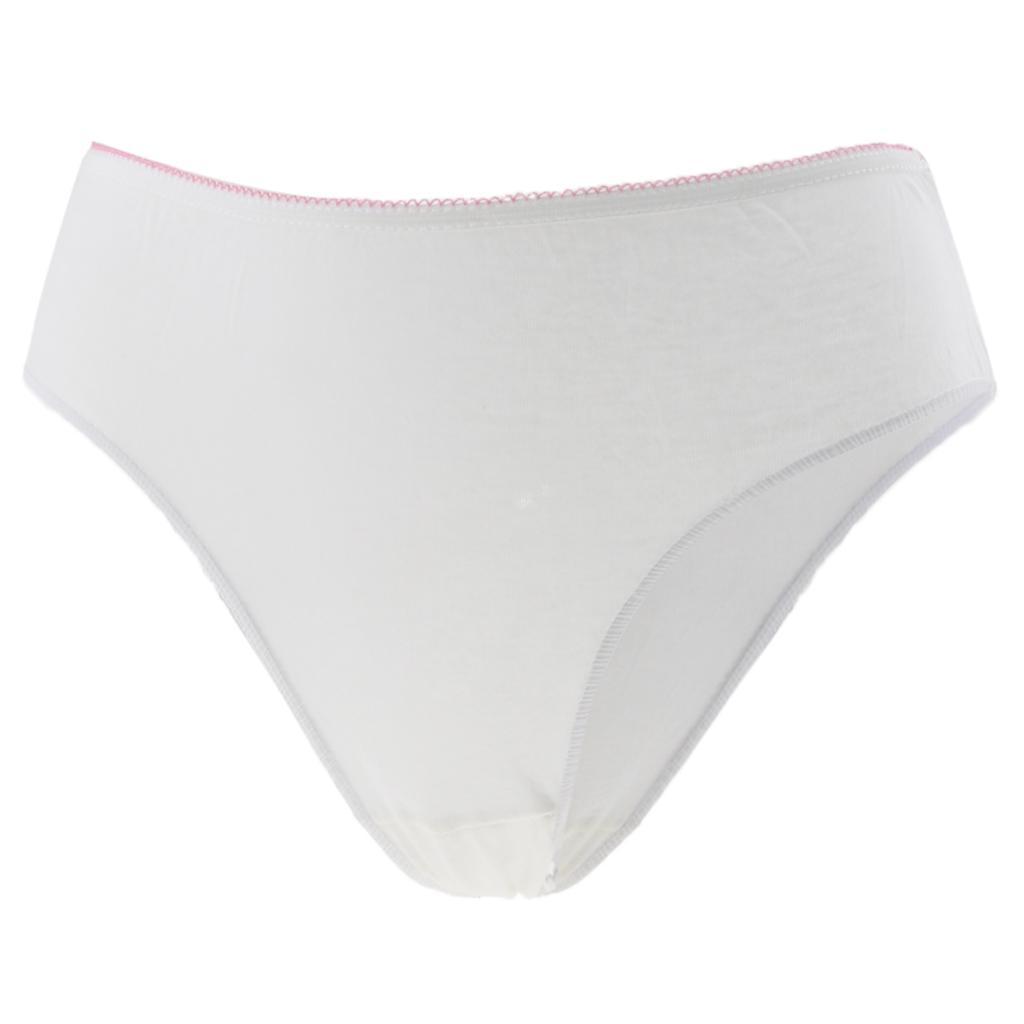 5 Pieces / Pack Lady Women Disposable Cotton Large Underwear Travel Panties Briefs