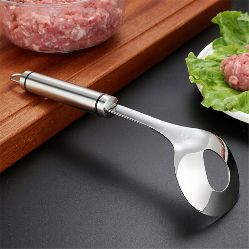 Thìa Inox Tạo Thịt Viên , Cá Viên - Thìa Làm Mọc Đa Năng Giúp tạo hình chả viên không mất công nặn thiết kế đơn giản, dễ sử dụng và hiệu quả HT659
