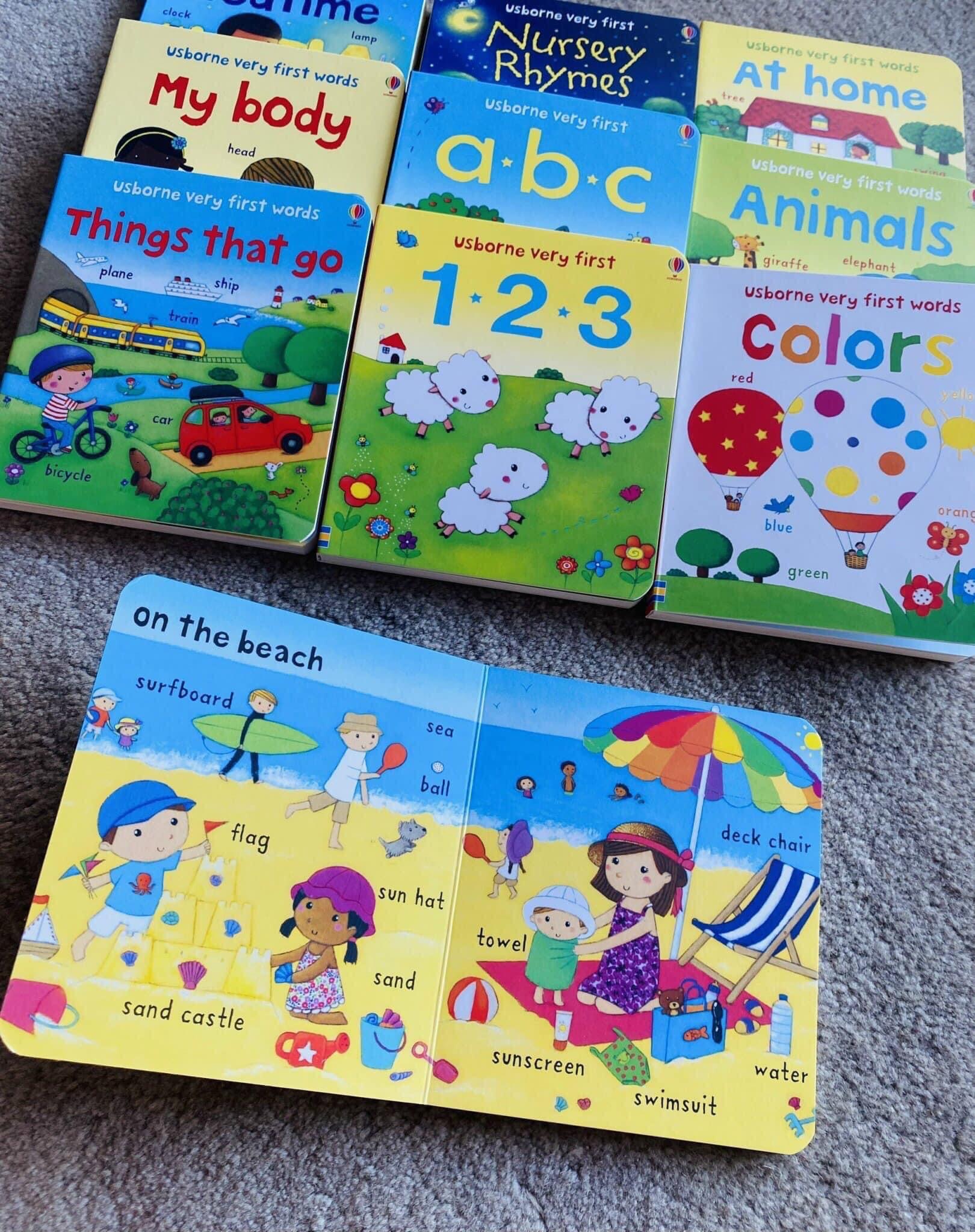 UBORNE VERY FRIST WORDS - Board Books -10Q kèm link mp3