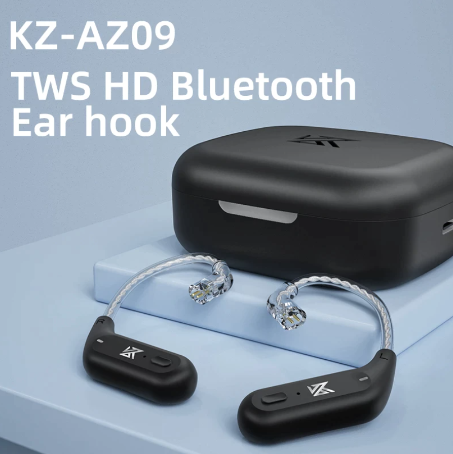 Bộ Chuyển Bluetooth KZ AZ09 Cho Tai Nghe Có Dây KZ (Bao Gồm Hộp Sạc) - Hàng Chính Hãng