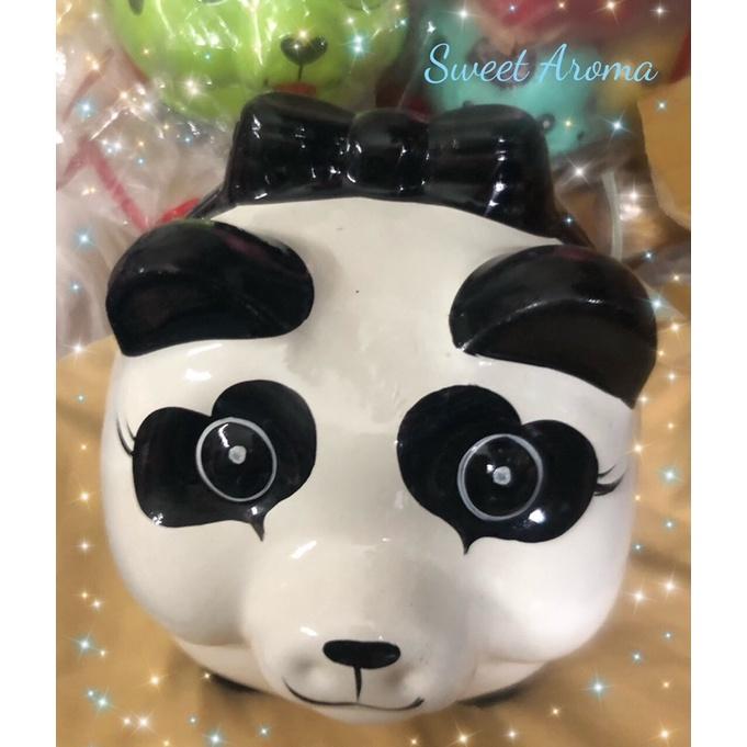 Heo Đất Sơn Bóng Trắng Đen Size Vừa Hàng Bao Đẹp
