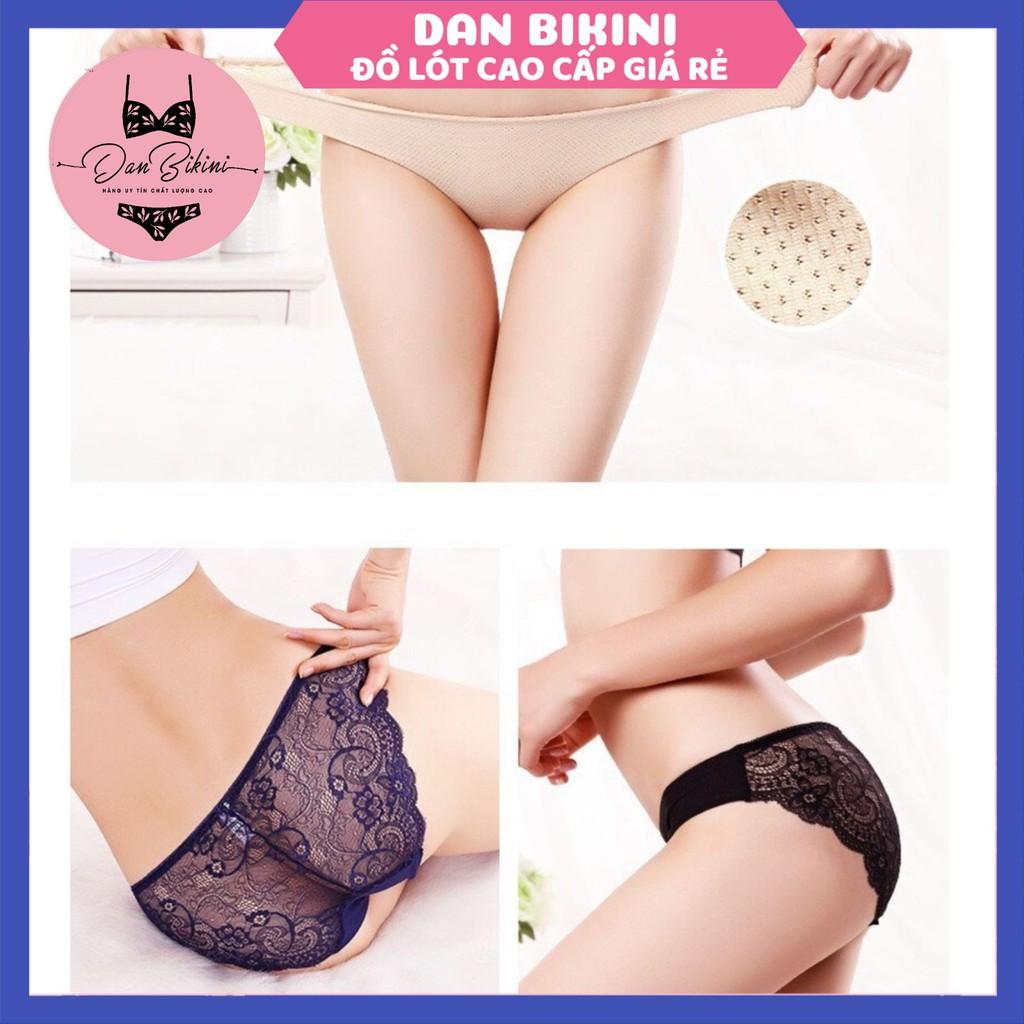 Quần Lót Nữ Đúc Su phối ren sexy gợi cảm thoáng mát kháng khuẩn mã 9085