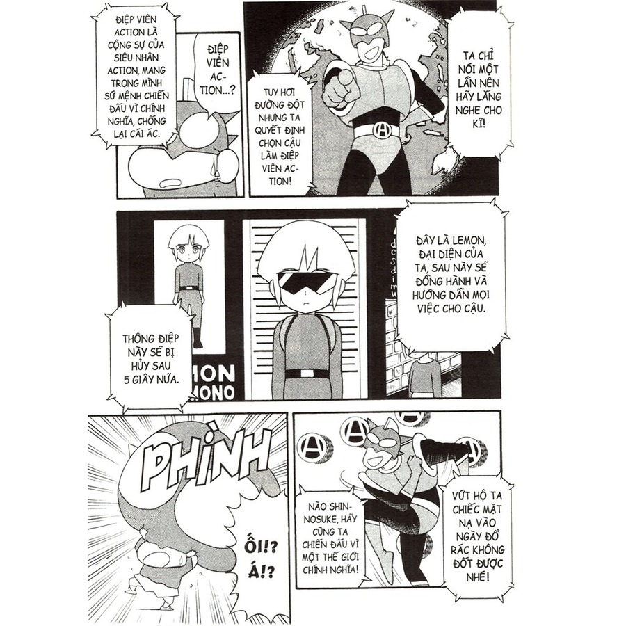 Shin - Cậu Bé Bút Chì Truyện Dài Tập 5: Điệp Vụ Hoàng Kim (Tái Bản 2019)