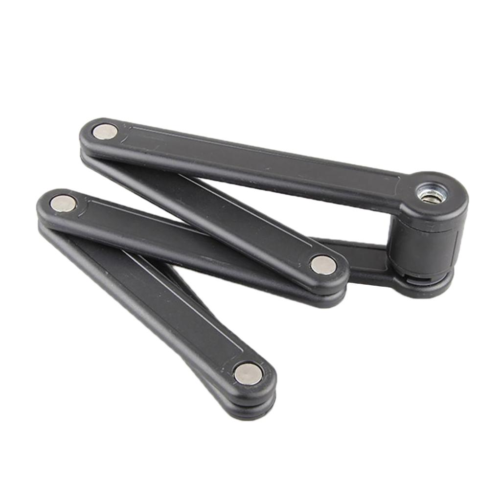 Aternee Chống Trộm Có Thể Gập Lại Khóa Xe Đạp Xe Máy Điện Tử MTB Xe Đạp Đường Bộ