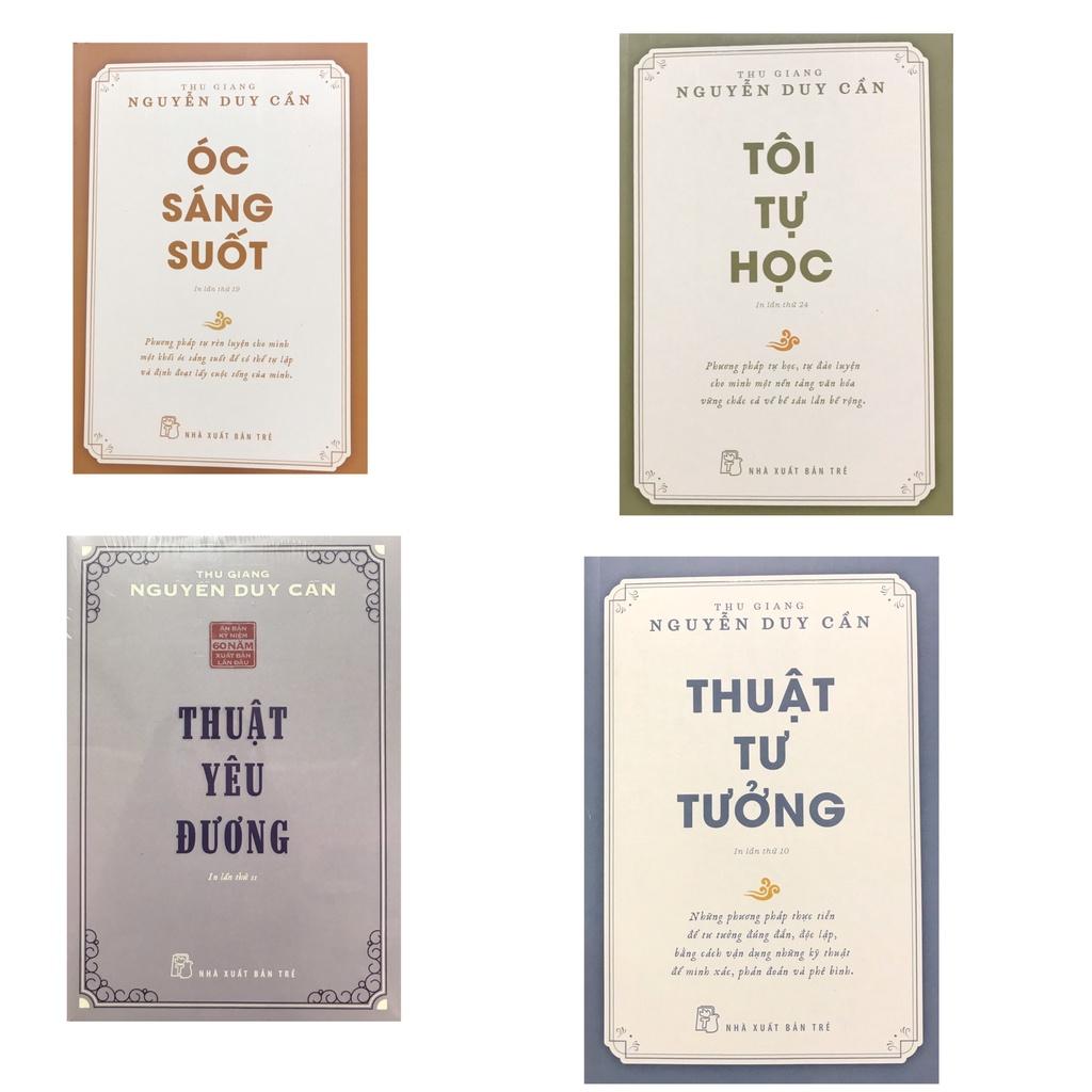 Sách - Combo Óc sáng suốt + Tôi Tự Học + Thuật yêu đương + Thuật Tư tưởng