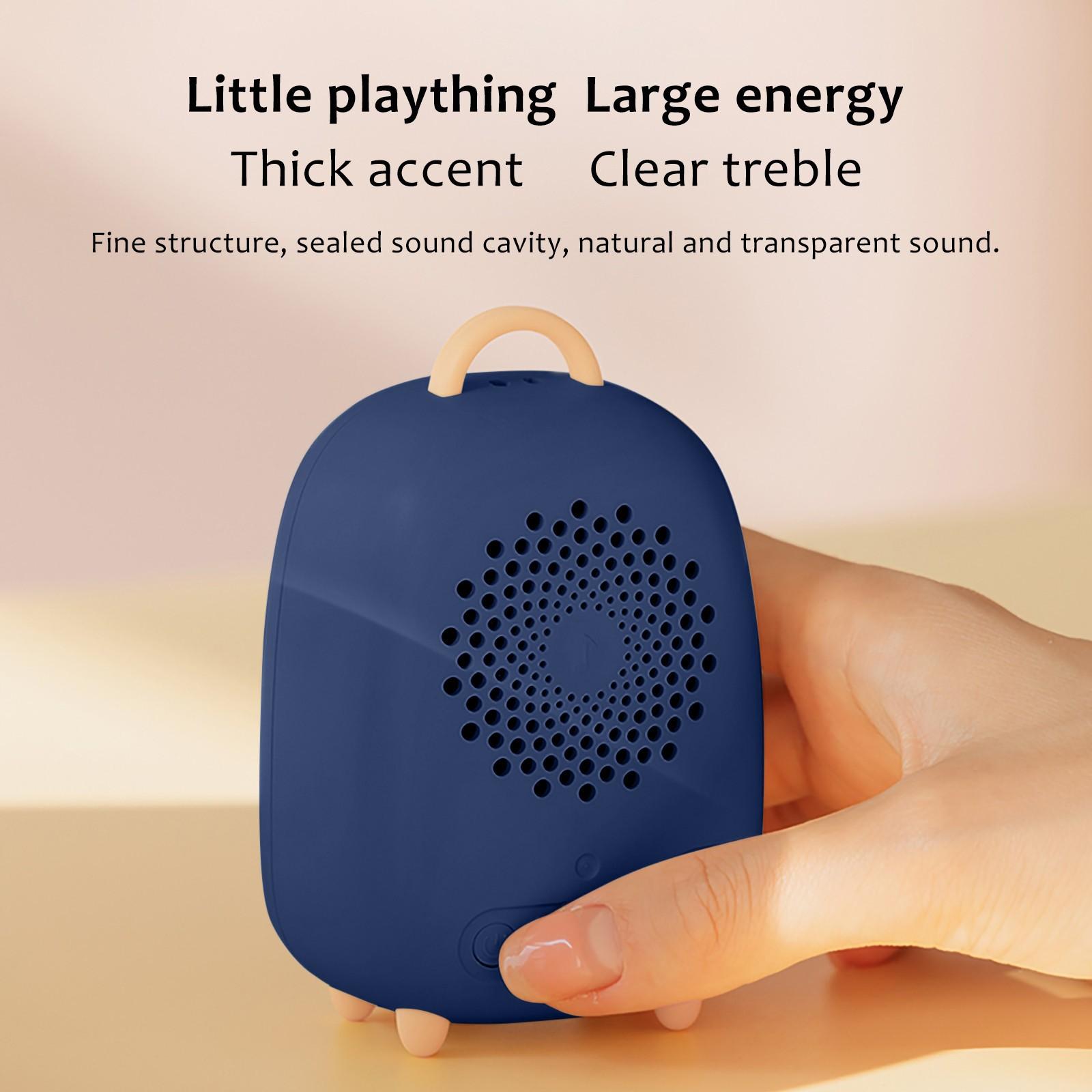 Không gian loa di động di động dễ thương loa nang loa hoạt hình thú cưng quà tặng bluetooth nhỏ không dây loa lớn Color: Pink Woofer Size/Full-Range Size: One Size