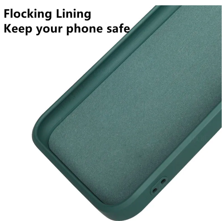 Ốp Lưng Dành Cho Samsung Galaxy A05s Silicone Dẻo Lót Nhung Nỉ Chống Sốc chống bẩn hạn chế bám vân tay - Hàng Nhập Khẩu