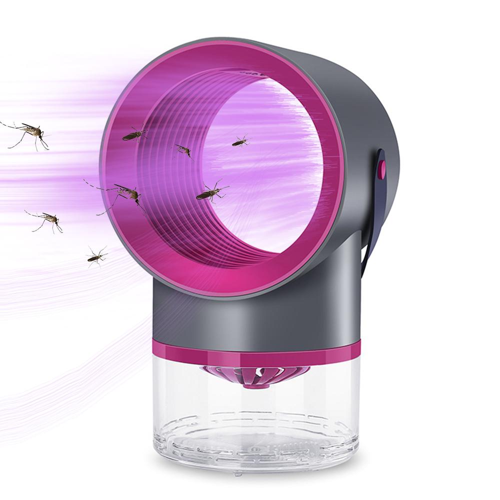 Đèn bẫy muỗi bằng ánh sáng UV sạc USB, hoạt động yên tĩnh