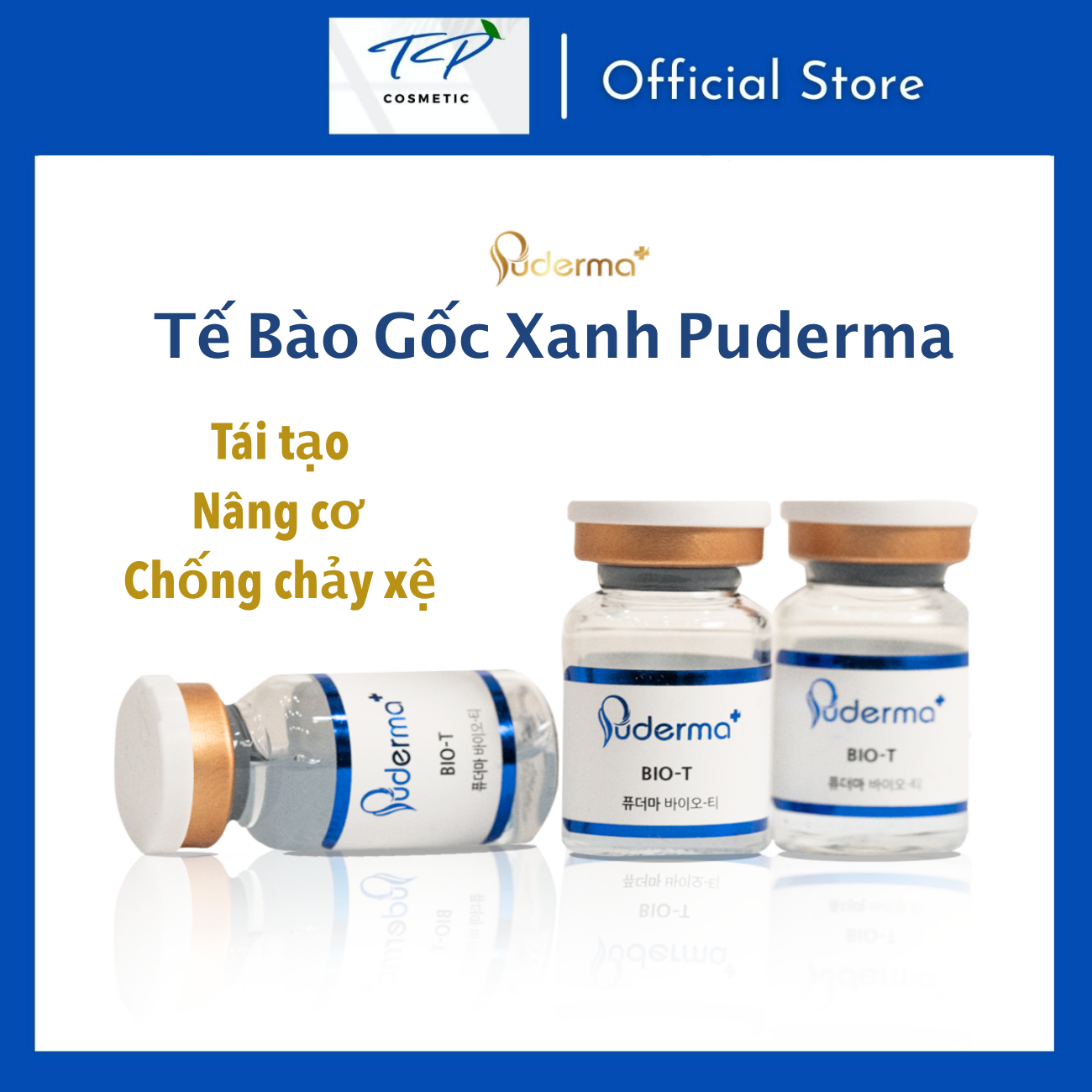 [Freeship Xtra] Tế Bào Gốc Xanh PUDERMA BIO-T XANH : cung cấp độ ẩm và dưỡng chất cho da, giúp làm mờ vết nám, tàn nhang, đồi mồi, vết thâm trên da, ngăn ngừa nếp nhăn cho da, mang lại làn da mềm mịn, săn chắc.