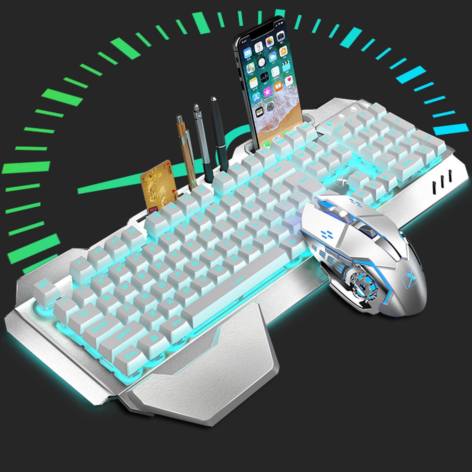 Gamer 2.4G Wireless Keyboard Mouse Set Rechargeable