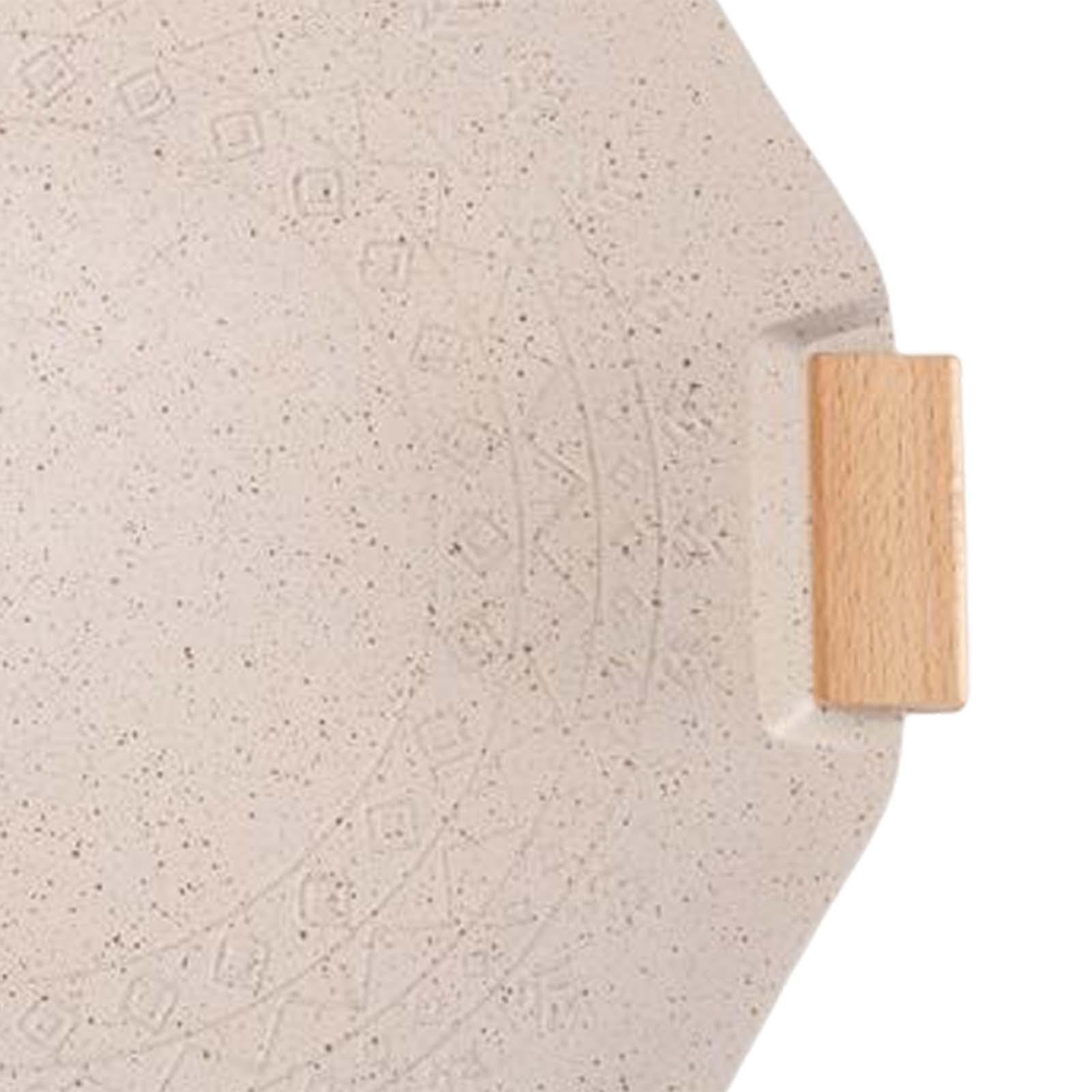 Korean Style Barbecue Grill Pan 34cm Easily Clean Indoor Outdoor Use Round